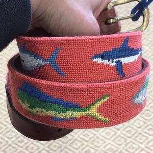 NWT Smathers & Branson needlepoint belt